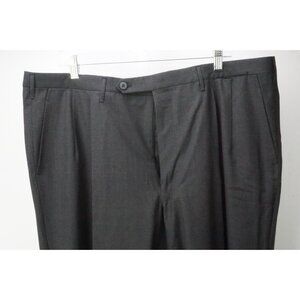 Rota Padova Medium Gray 100% Wool Dress Pants Trousers 60 EU Brand NEW